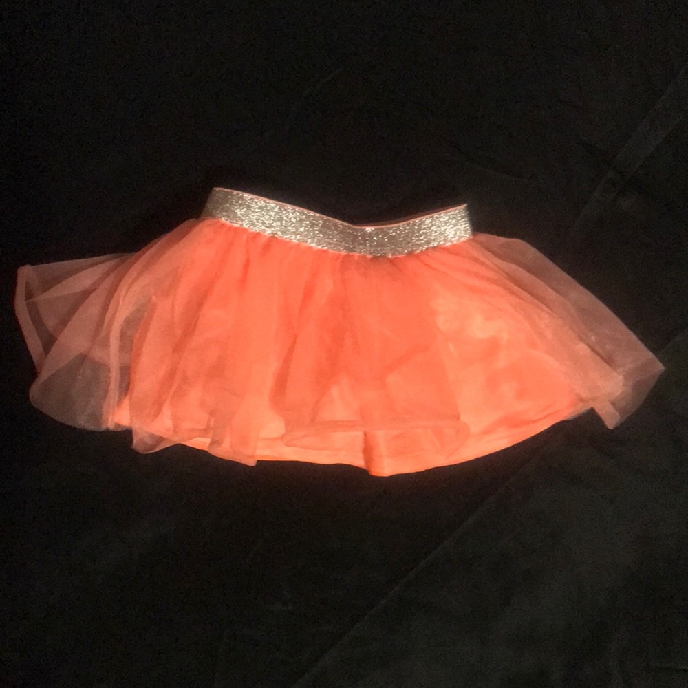 Coral tutu w/bling!